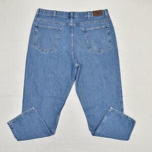 Levi's Men's Straight Jeans Zip Solid Denim Cotton Blue Size 38x30 Natural Fit